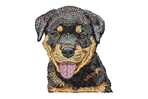 Rottweiler Puppy Embroidery Design Review